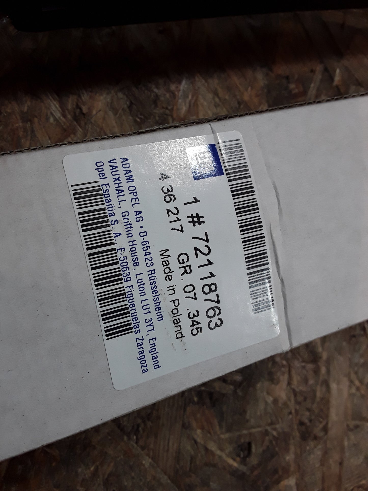 Astra F Stoßdämpfer hinten original GM Opel NEU