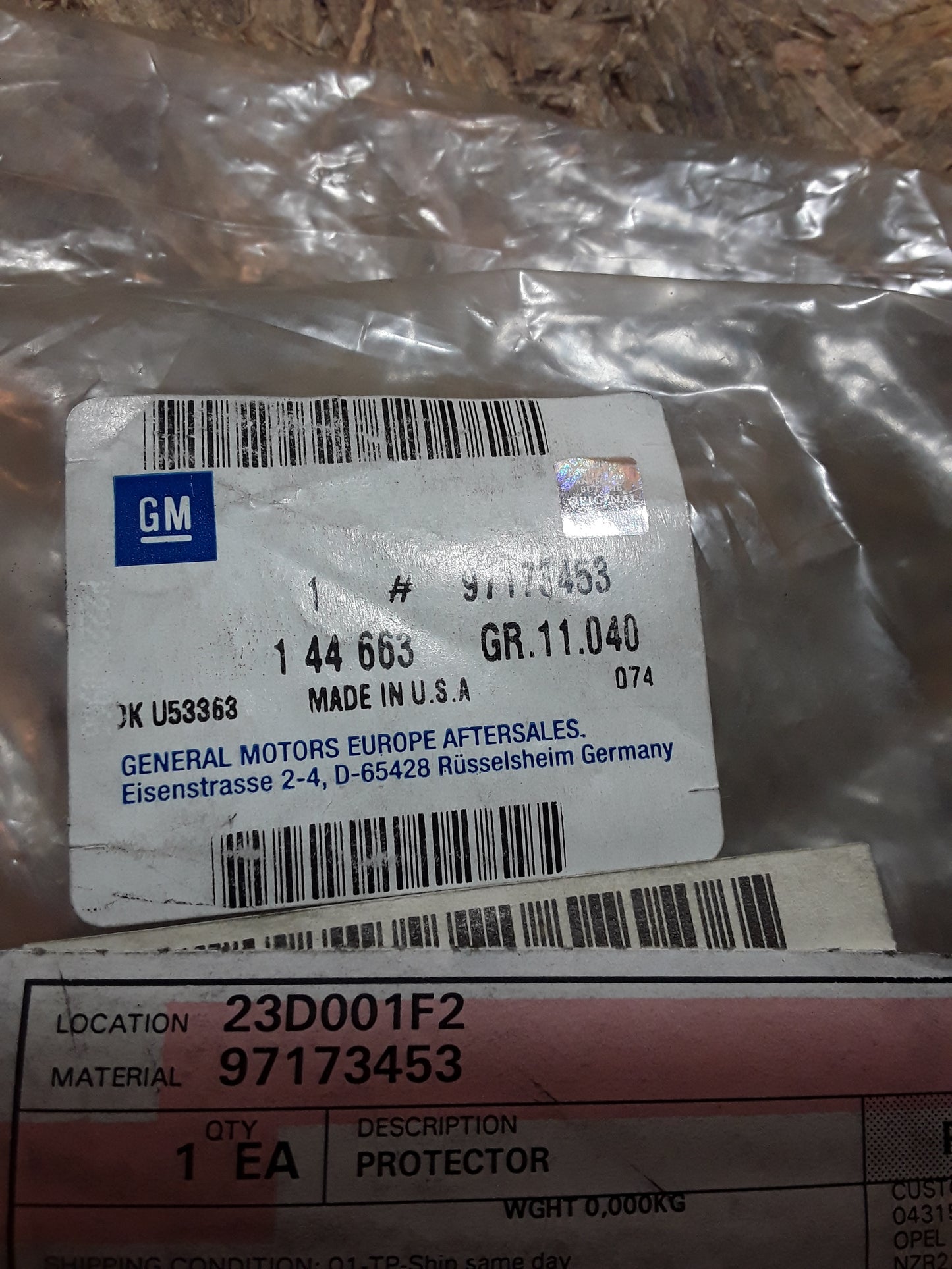 Frontera Blende Seitenwand hinten original GM Opel NEU