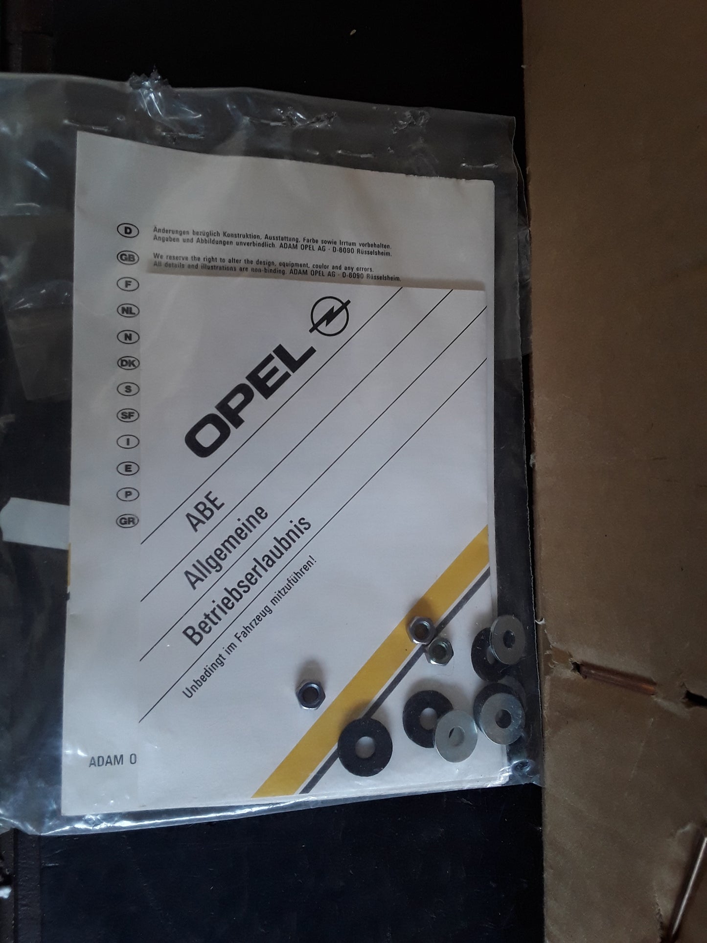 Vectra A Fließheck Heckspoiler original Pfeba Opel NEU