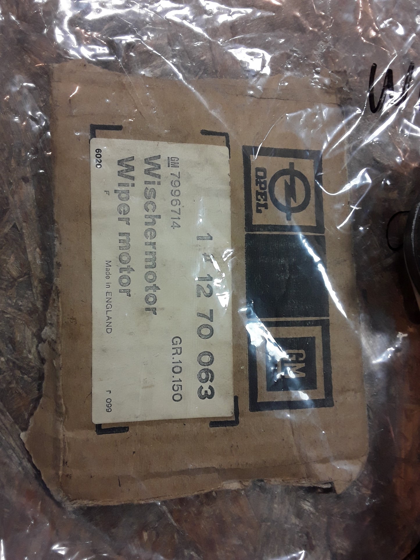 Modell leider unbekannt Wischermotor original GM Opel NEU