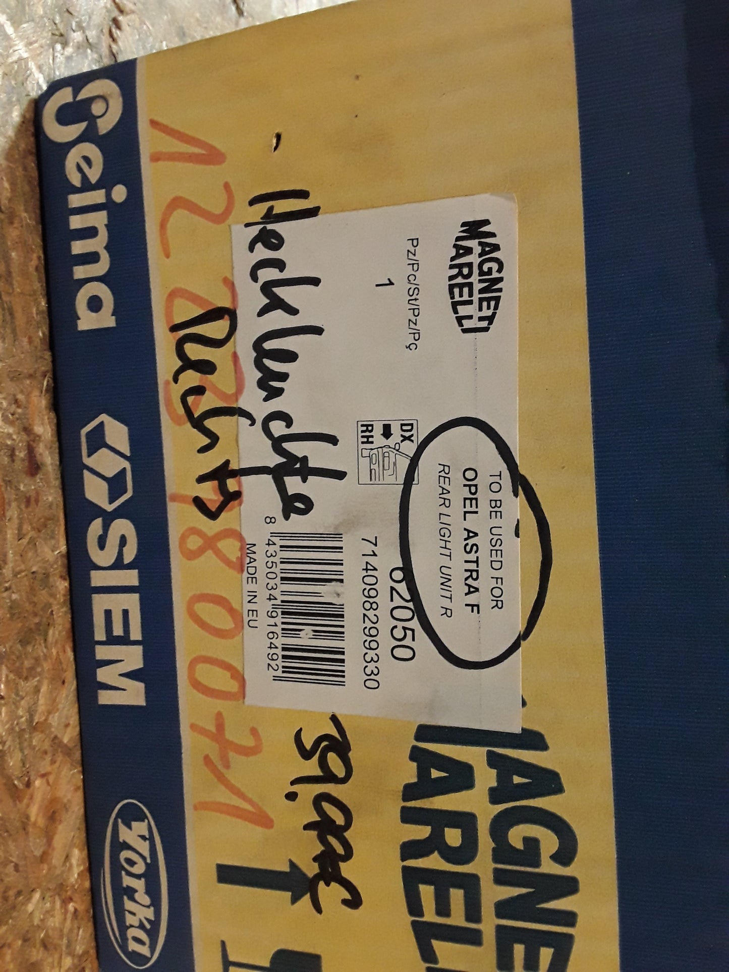 Astra F Heckleuchte rechts original MagnetiMarelli