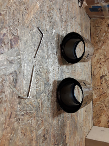 Chevrolet Captiva Satz Blenden Endschalldämpfer original GM Opel NEU