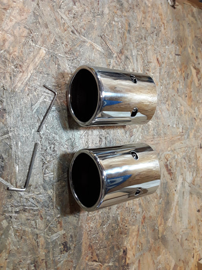 Chevrolet Captiva Satz Blenden Endschalldämpfer original GM Opel NEU