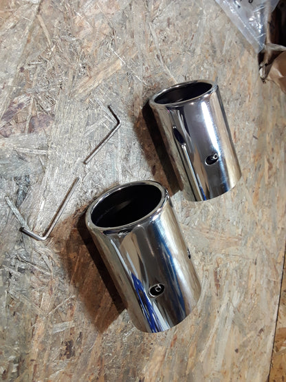 Chevrolet Captiva Satz Blenden Endschalldämpfer original GM Opel NEU