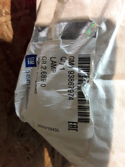 Vivaro B Heckleuchte links original GM Opel NEU