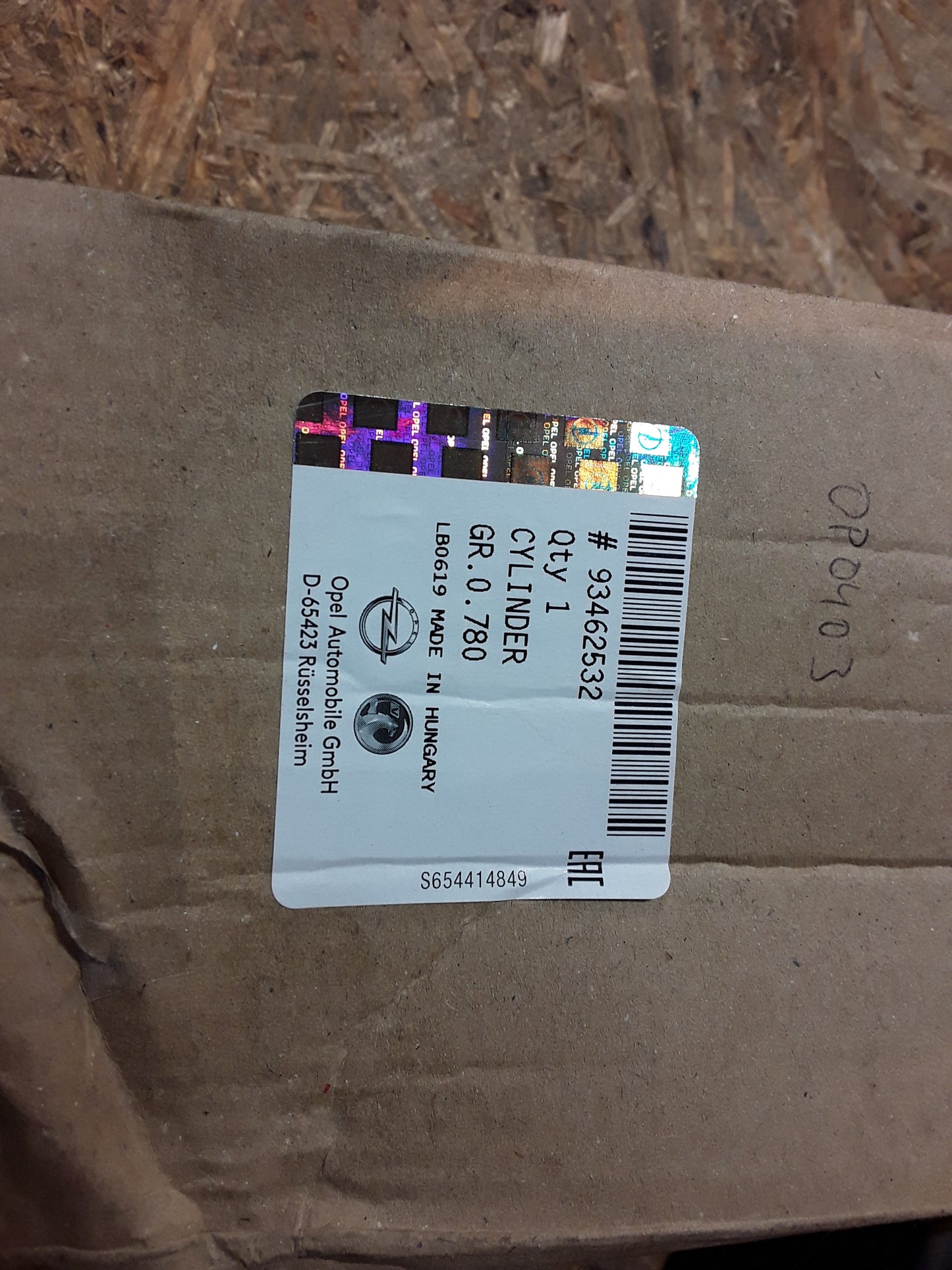 Vivaro B Kupplungsgeberzylinder original GM Opel NEU