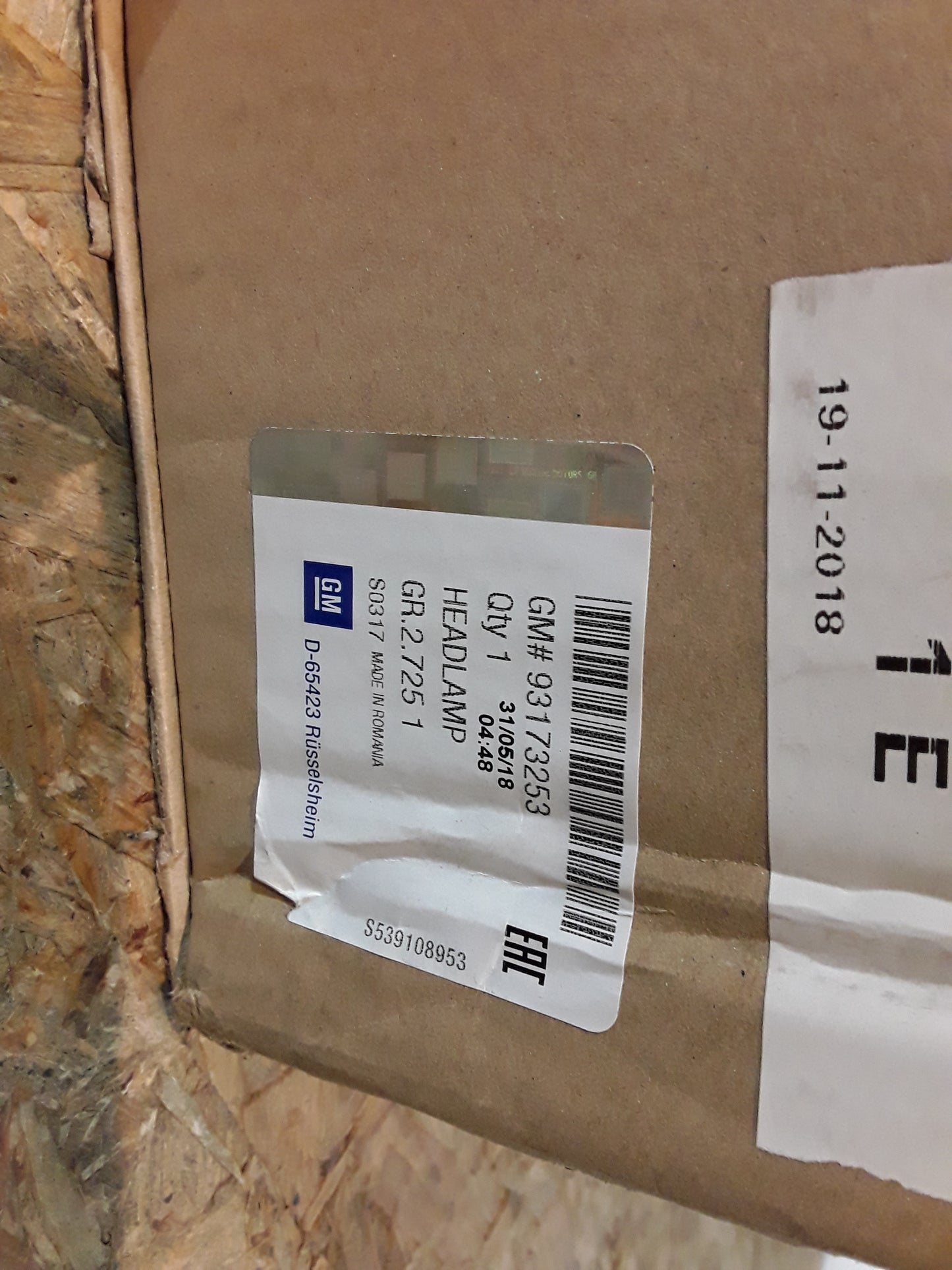 Corsa C Scheinwerfer links original GM Opel NEU