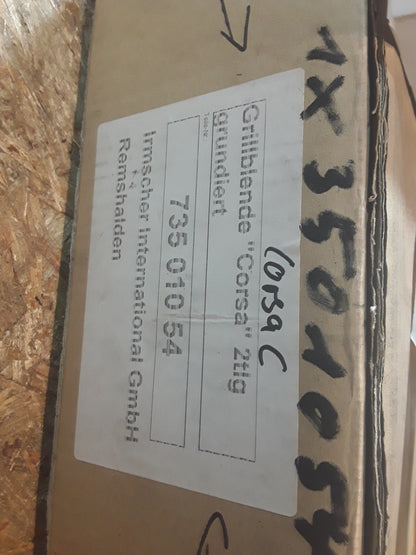 Corsa C Blende Grill 2-teilig grundiert original GM Opel NEU