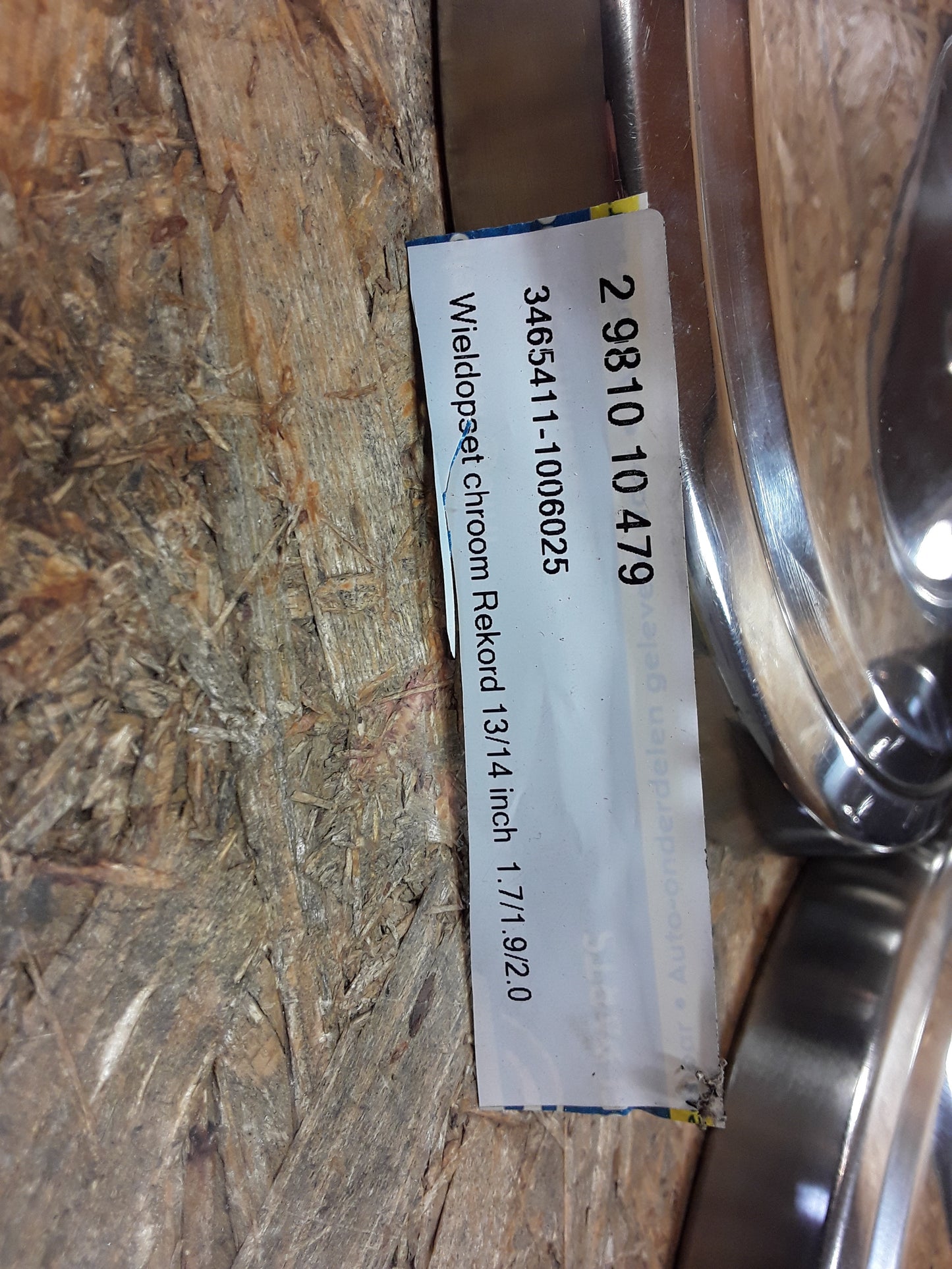 Rekord 1,7/1,9/2,0 Radzierleistensatz Chrom original GM NEU