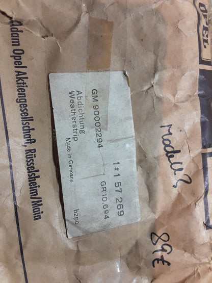 Modell leider unbekannt Abdichtung original Opel NEU