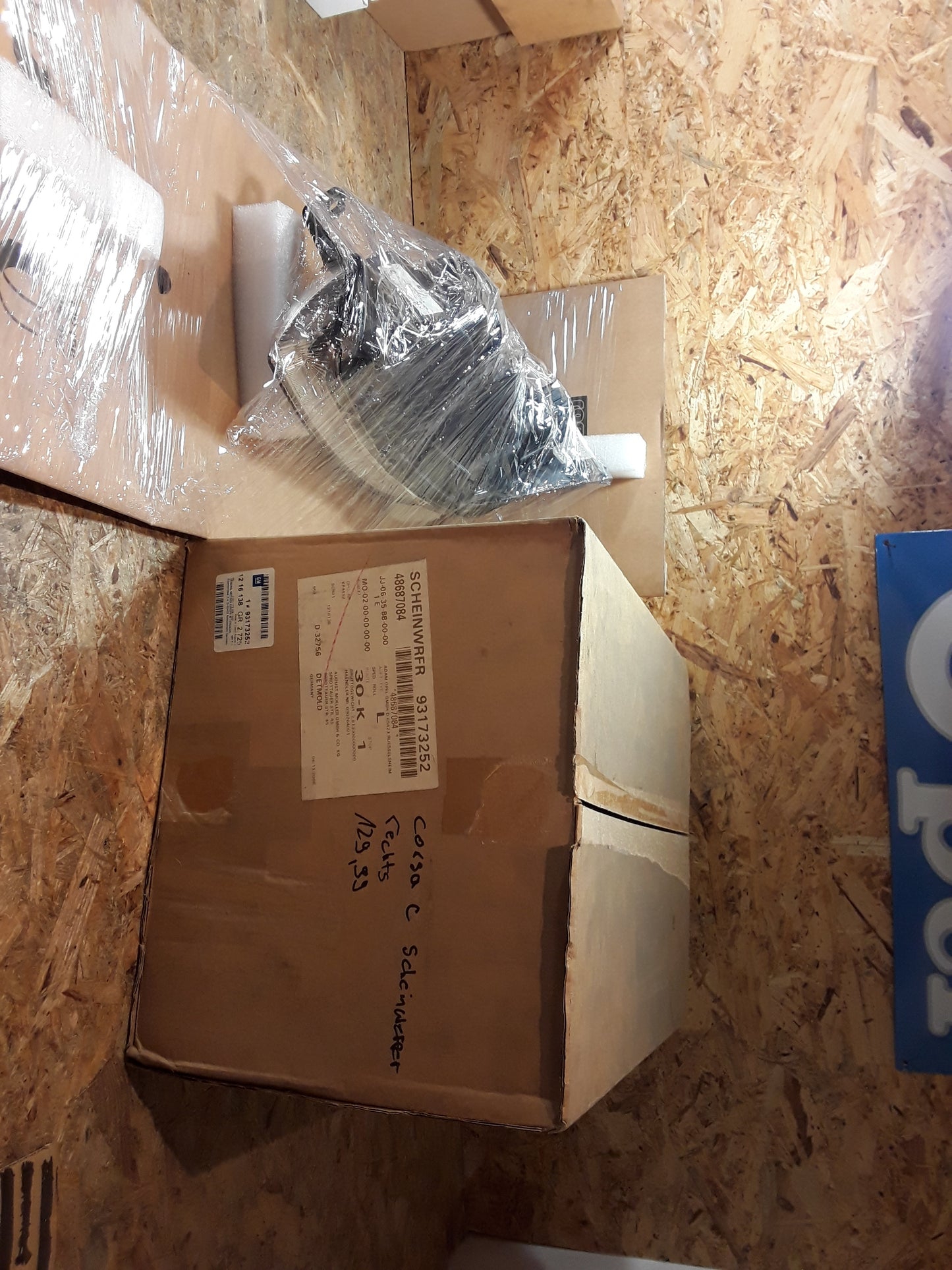 Corsa C Scheinwerfer rechts original GM Opel NEU