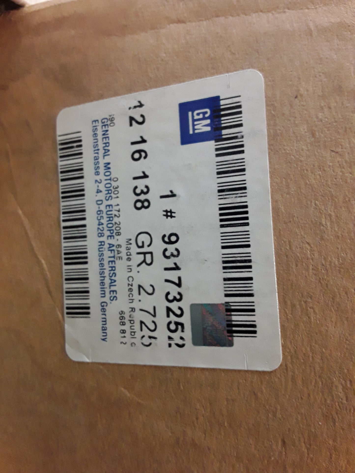 Corsa C Scheinwerfer rechts original GM Opel NEU