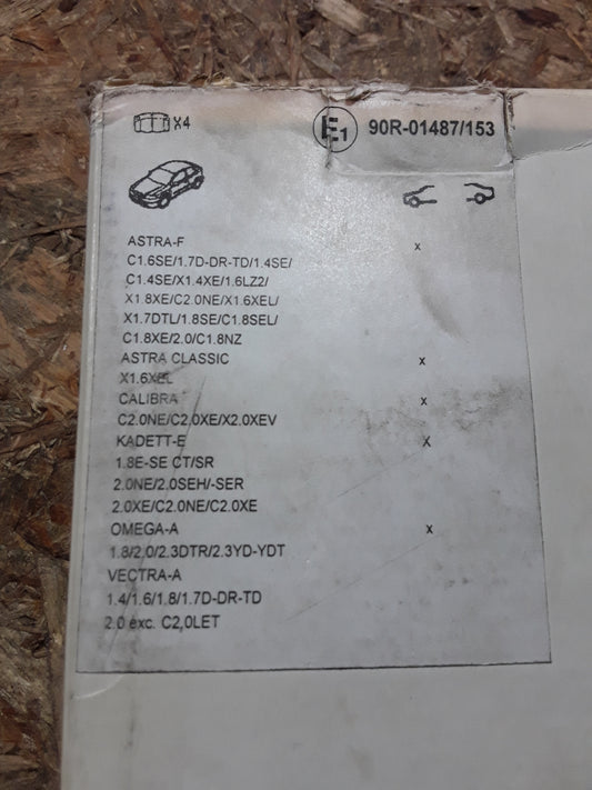 Astra F Calibra Kadett E Omega A Vectra A Bremsbelagsatz original GM Opel NEU