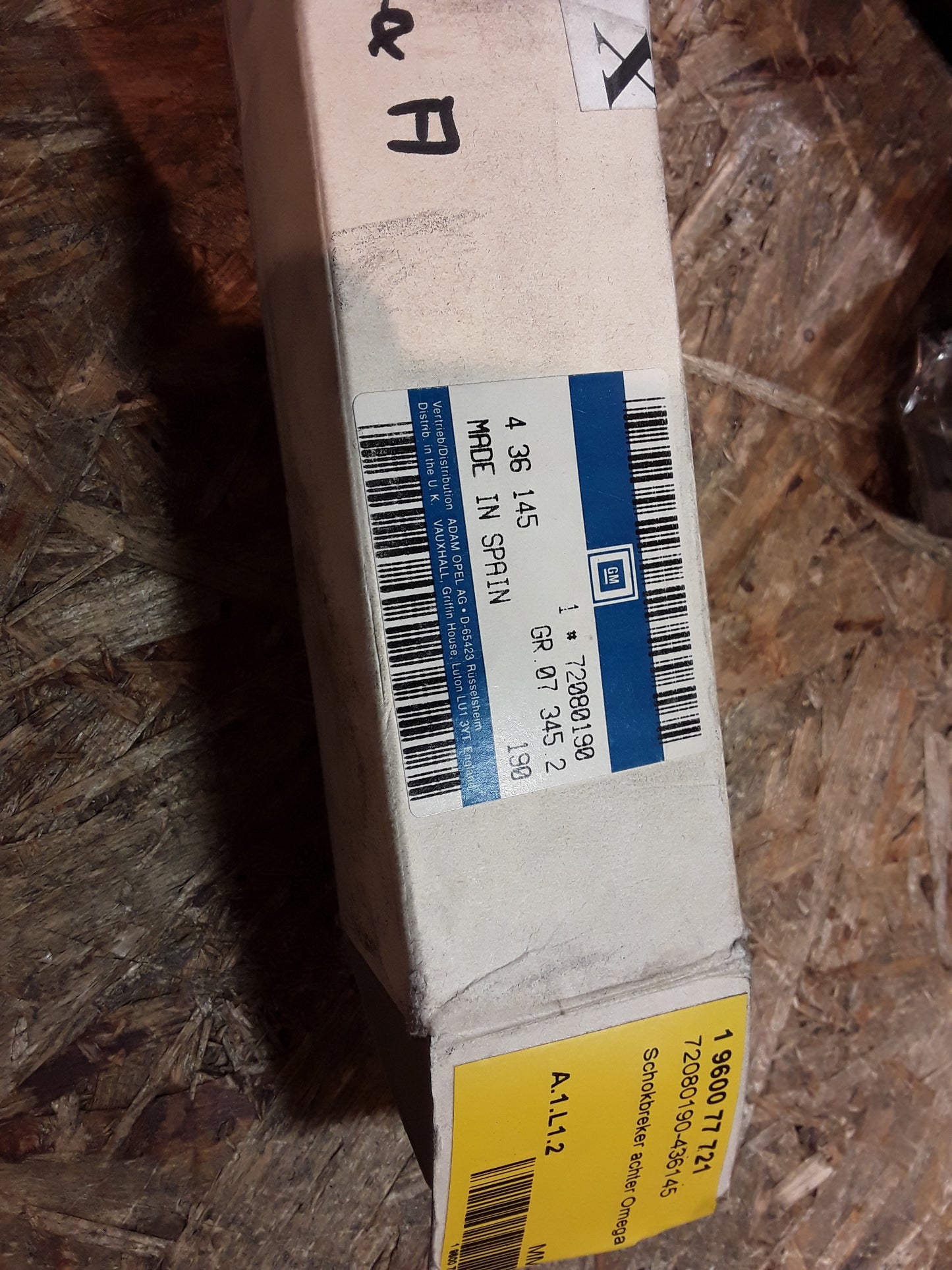 Omega A/B Senator B  Vectra A Stoßdämpfer hinten original GM Opel NEU