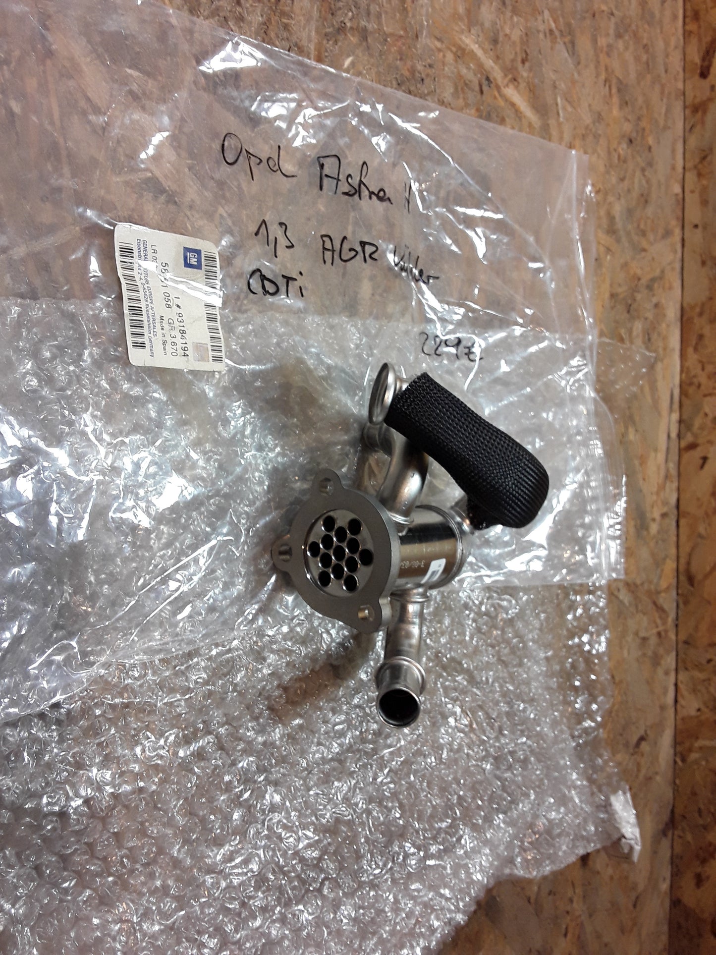 Astra H 1,3CDTi AGR Kühler original GM Opel NEU