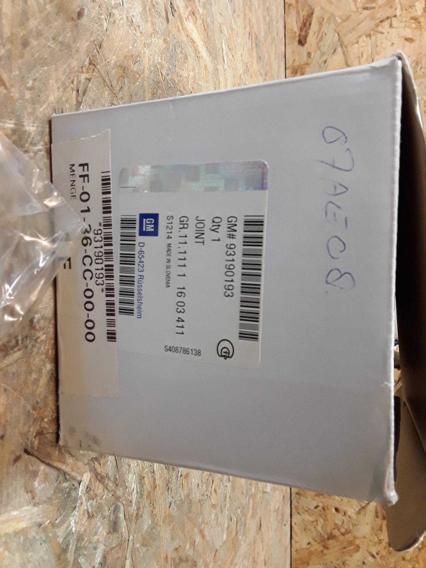 Corsa D Adam Antriebswelle Gelenksatz mit Faltenbalg original GM Opel NEU