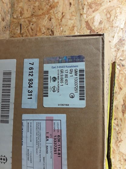 Astra J Radio CD 500 Navi / Phone original GM Opel NEU