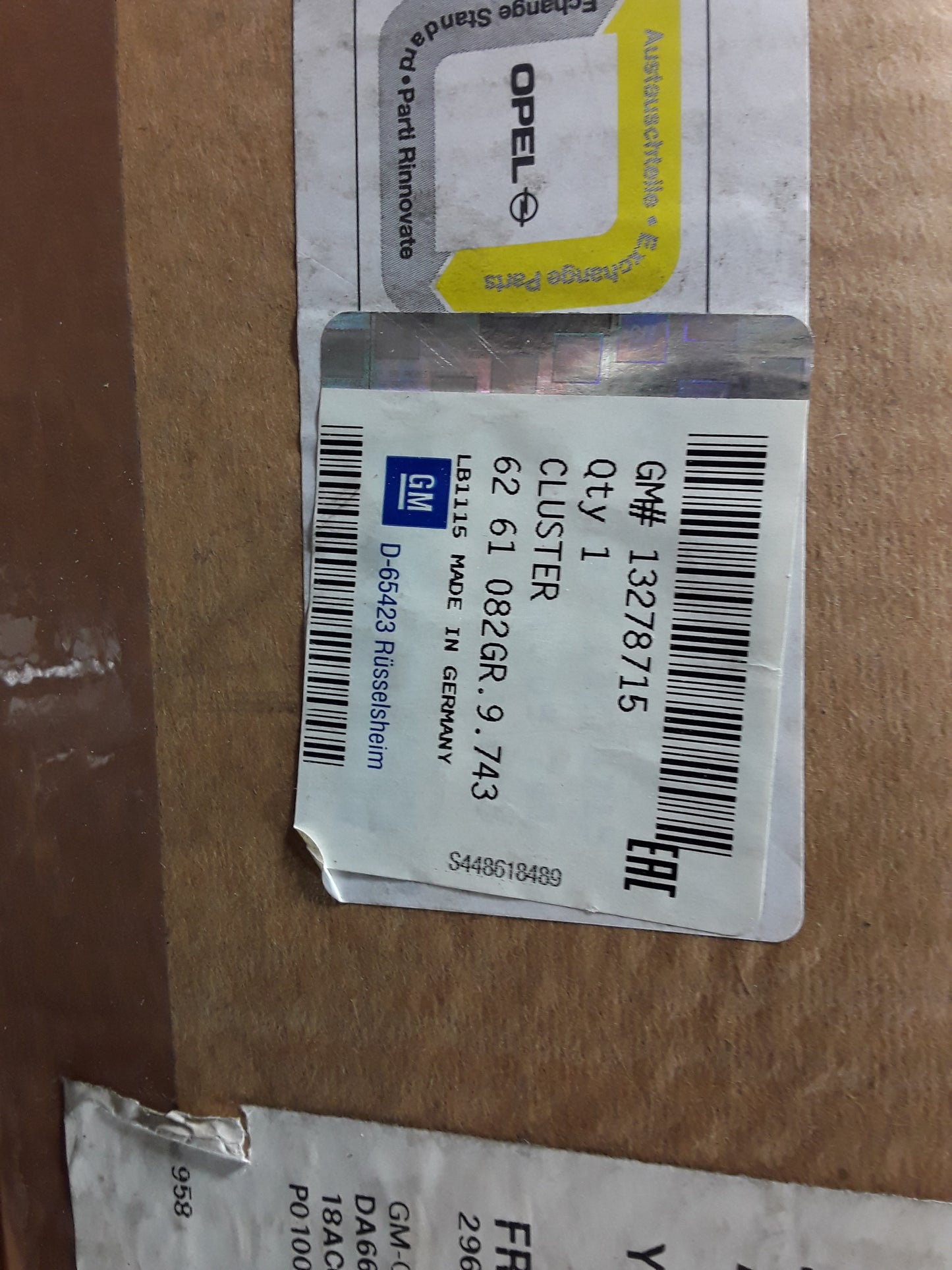 Vectra C Signum Tacho original GM Opel NEU