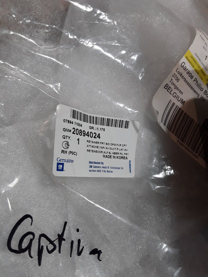 Chevrolet Captiva 2013-2017 Verkleidung grau original GM Opel NEU