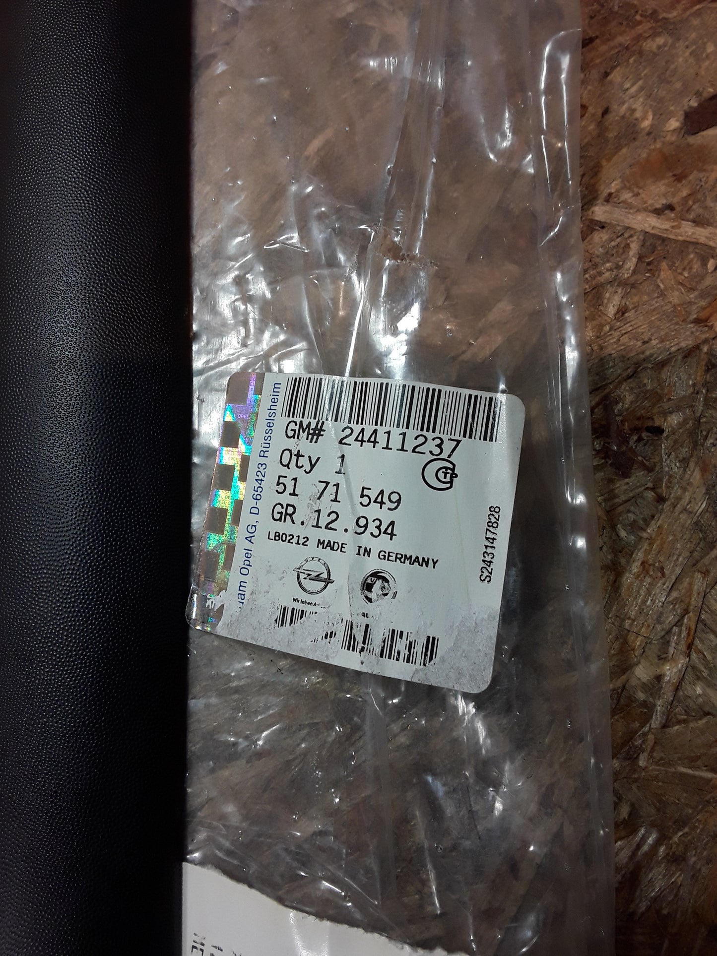 Corsa A Tigra B Schutzzierleiste 3-Türer Vordertüre links original GM Opel NEU