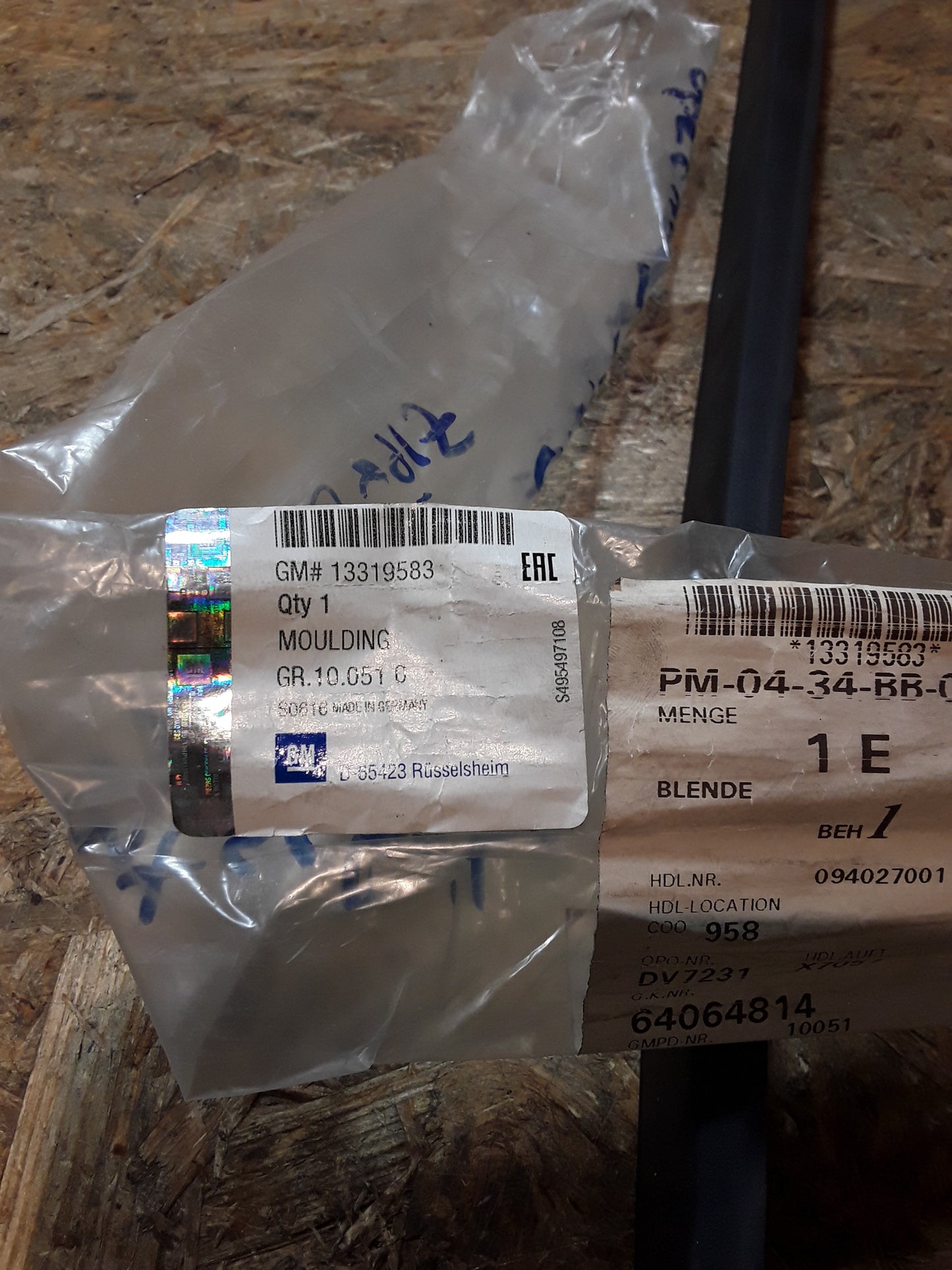 Astra J 5-Türig Zierleiste links original GM Opel NEU