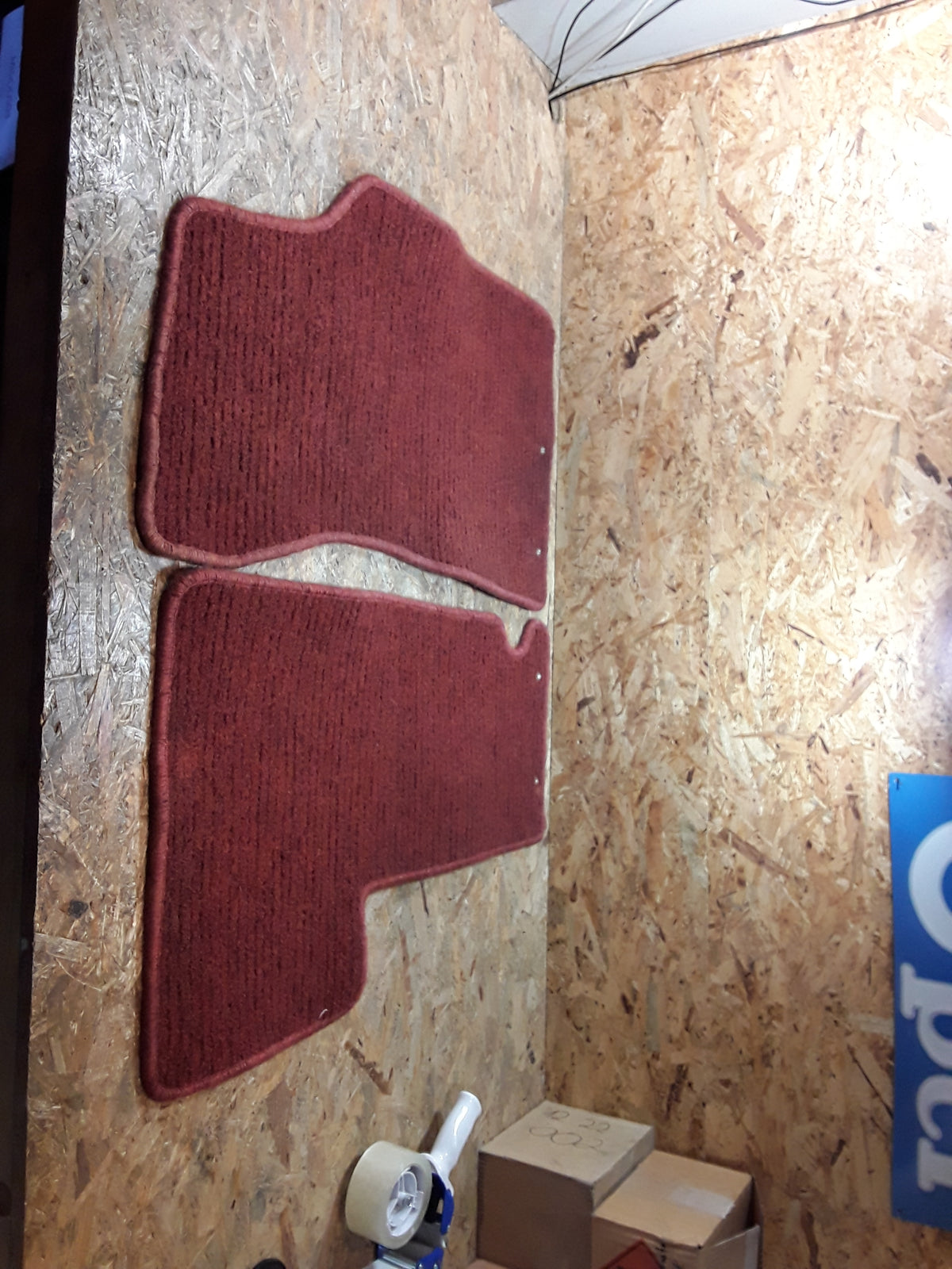 Ascona C Fußmattensatz Rot original Opel NEU