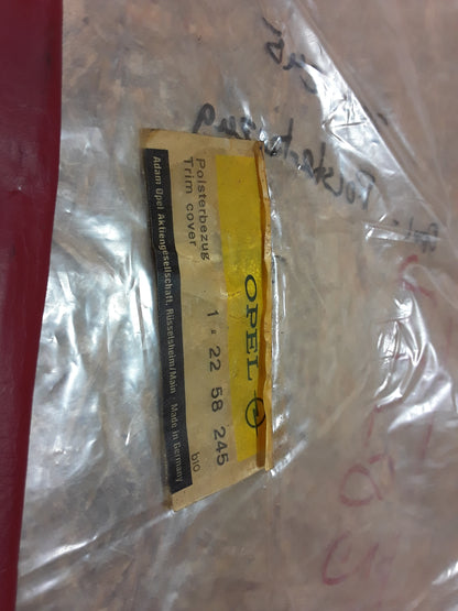 Opel Polsterbezug rot Kunstleder original Opel NEU