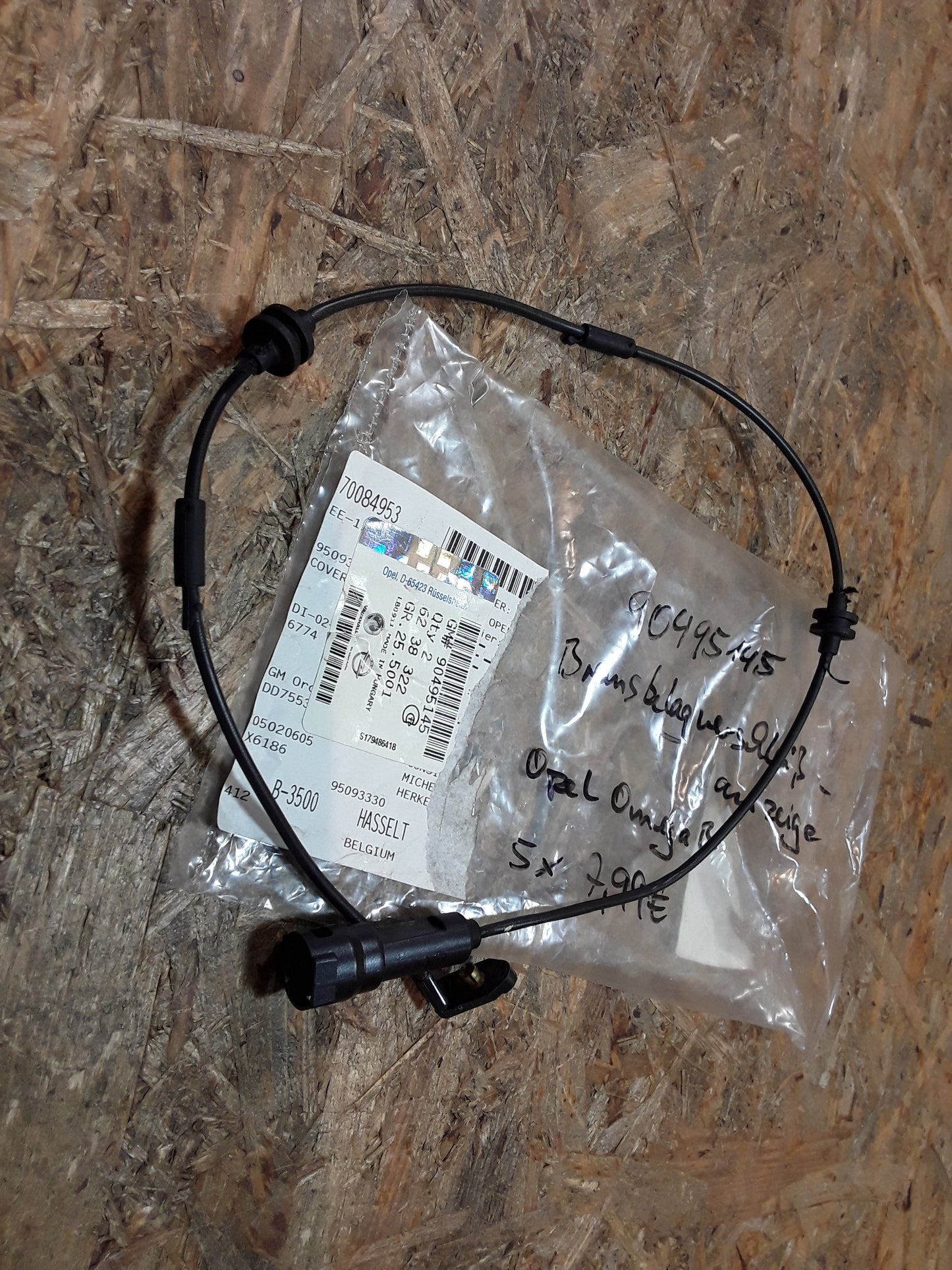 Omega B Bremsverschleißanzeige original GM Opel NEU