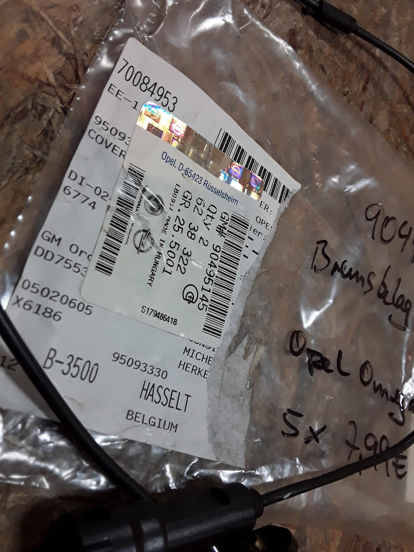 Omega B Bremsverschleißanzeige original GM Opel NEU