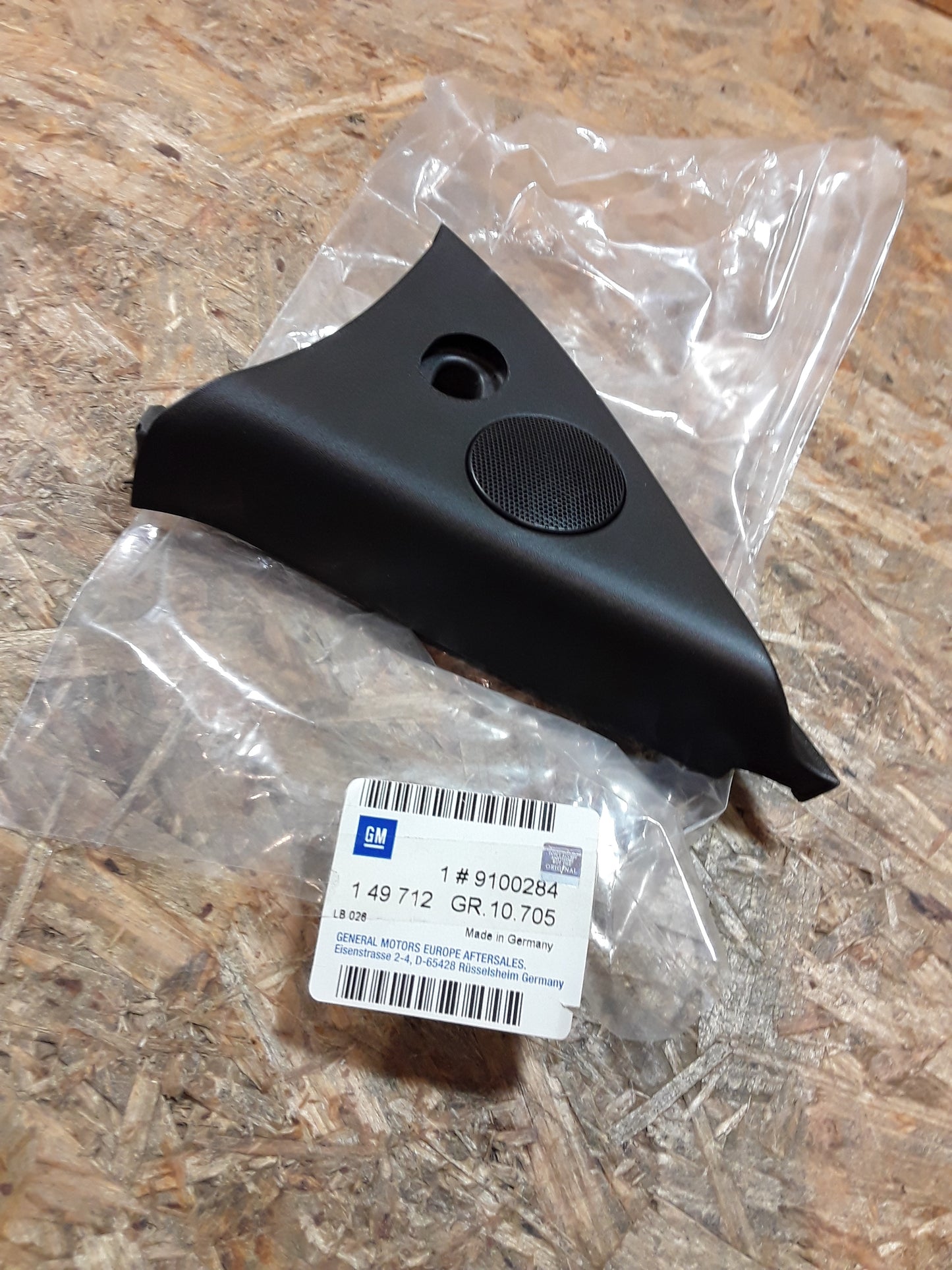 Astra G Zafira A Verkleidung Einsatzecke Fenster vorne innen rechts original GM Opel NEU