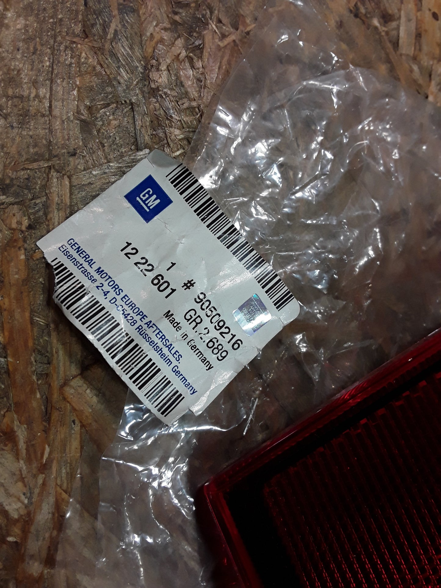 Omega B Rückstrahler hinten links original GM Opel NEU