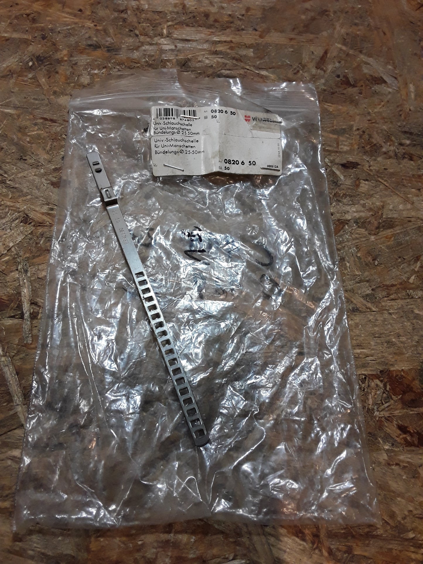 Universal Schlauchschelle für universale Maschetten original Würth NEU