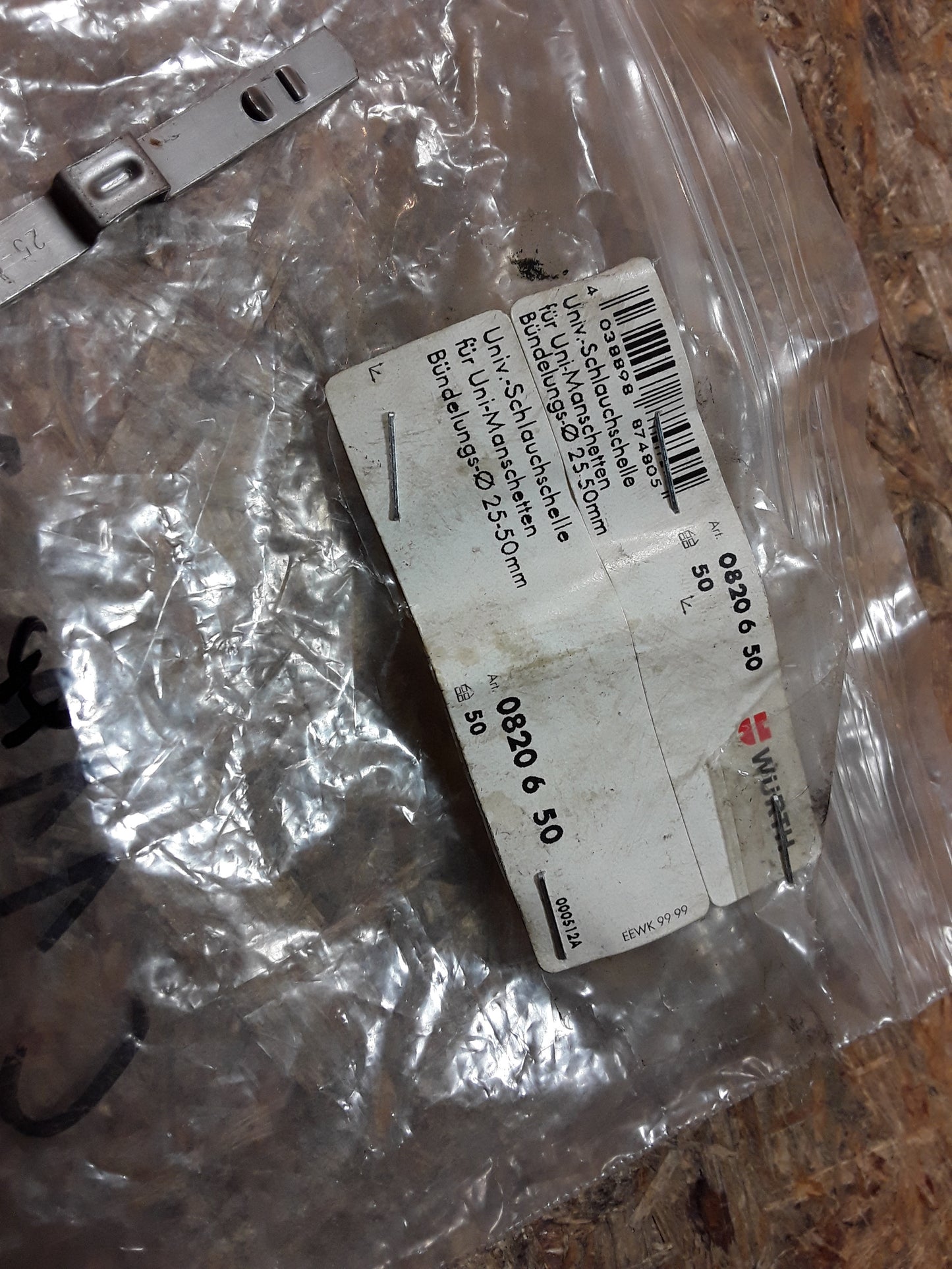 Universal Schlauchschelle für universale Maschetten original Würth NEU