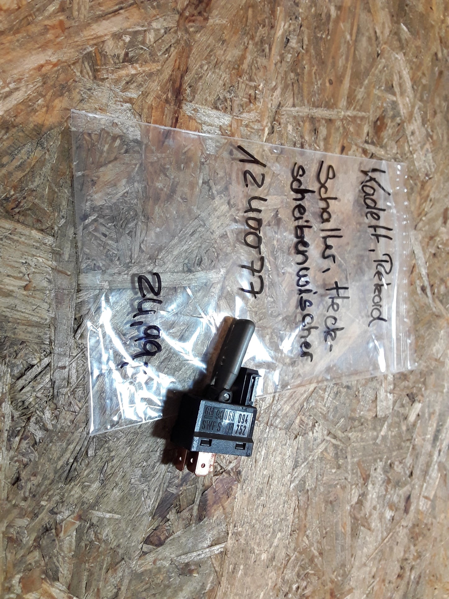 Kadett Rekord Schalter Heckscheibenwischer original GM Opel NEU