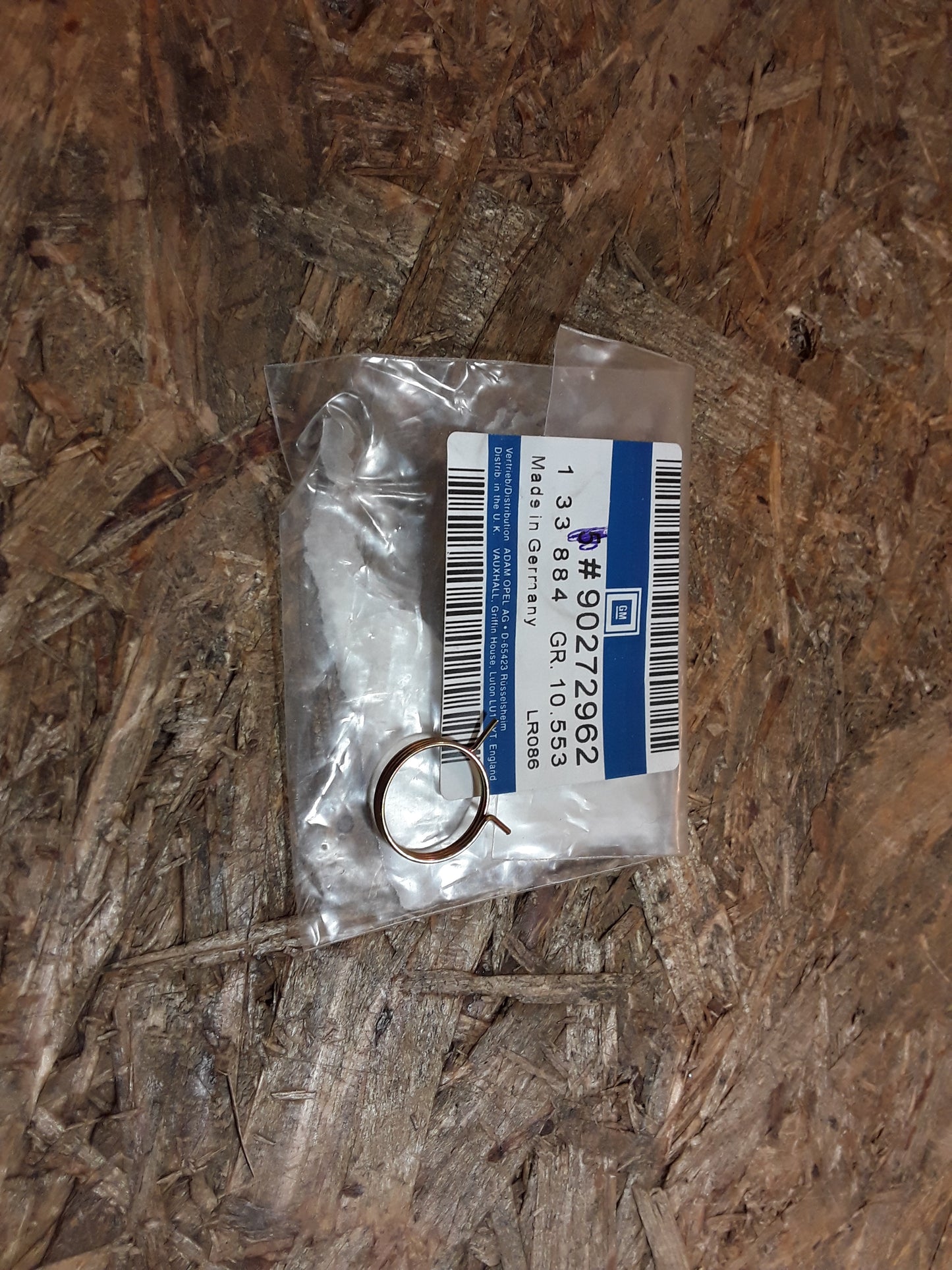 Omega B Rückzugfeder Schließzylinder an Kofferraumdeckel original GM Opel NEU