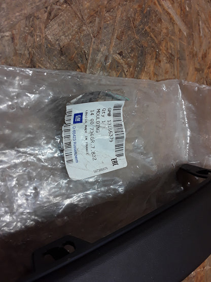 Astra H Zierleiste Stoßfänger vorne links anthrazit original GM Opel NEU