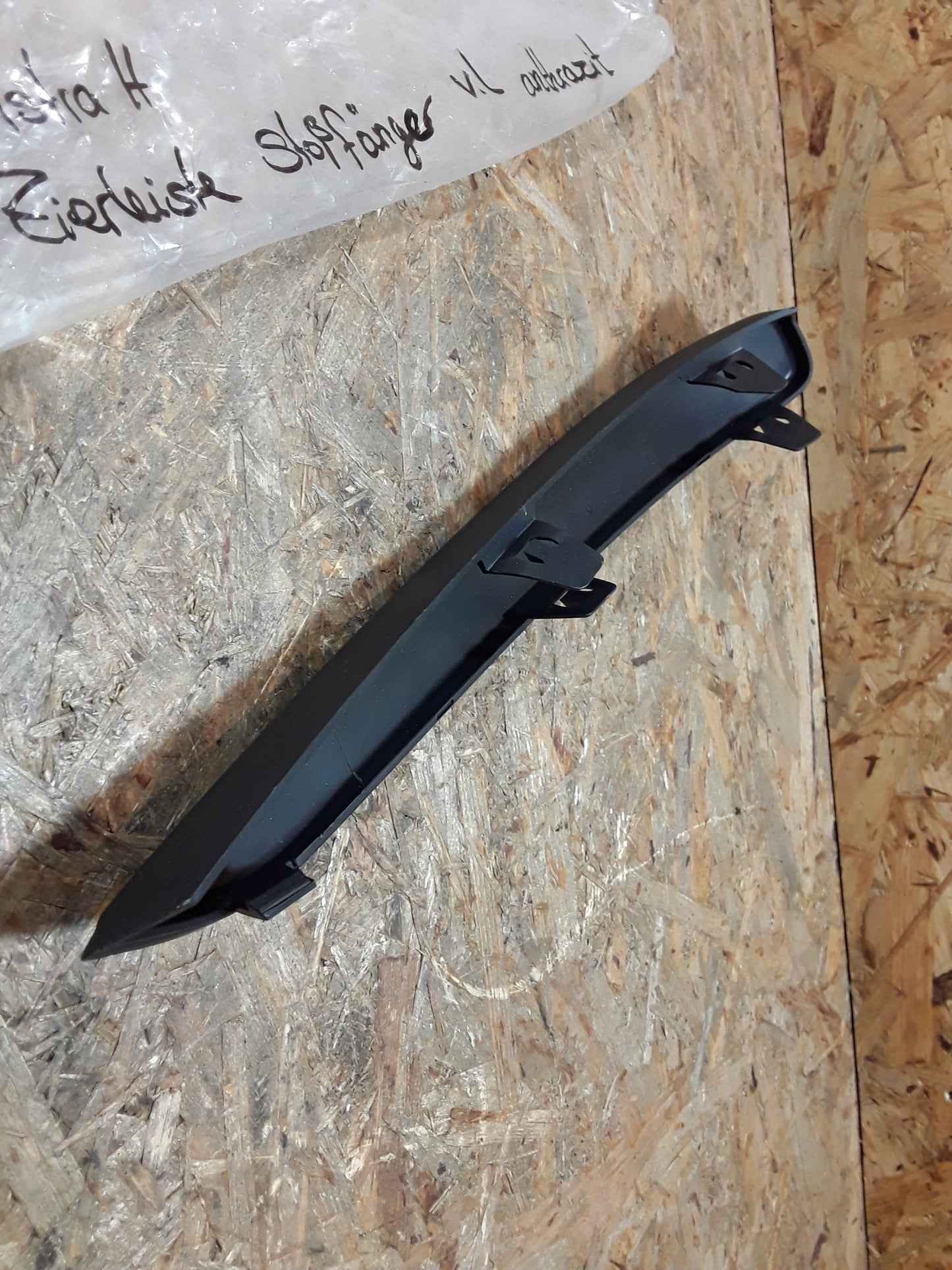 Astra H Zierleiste Stoßfänger vorne links anthrazit original GM Opel NEU