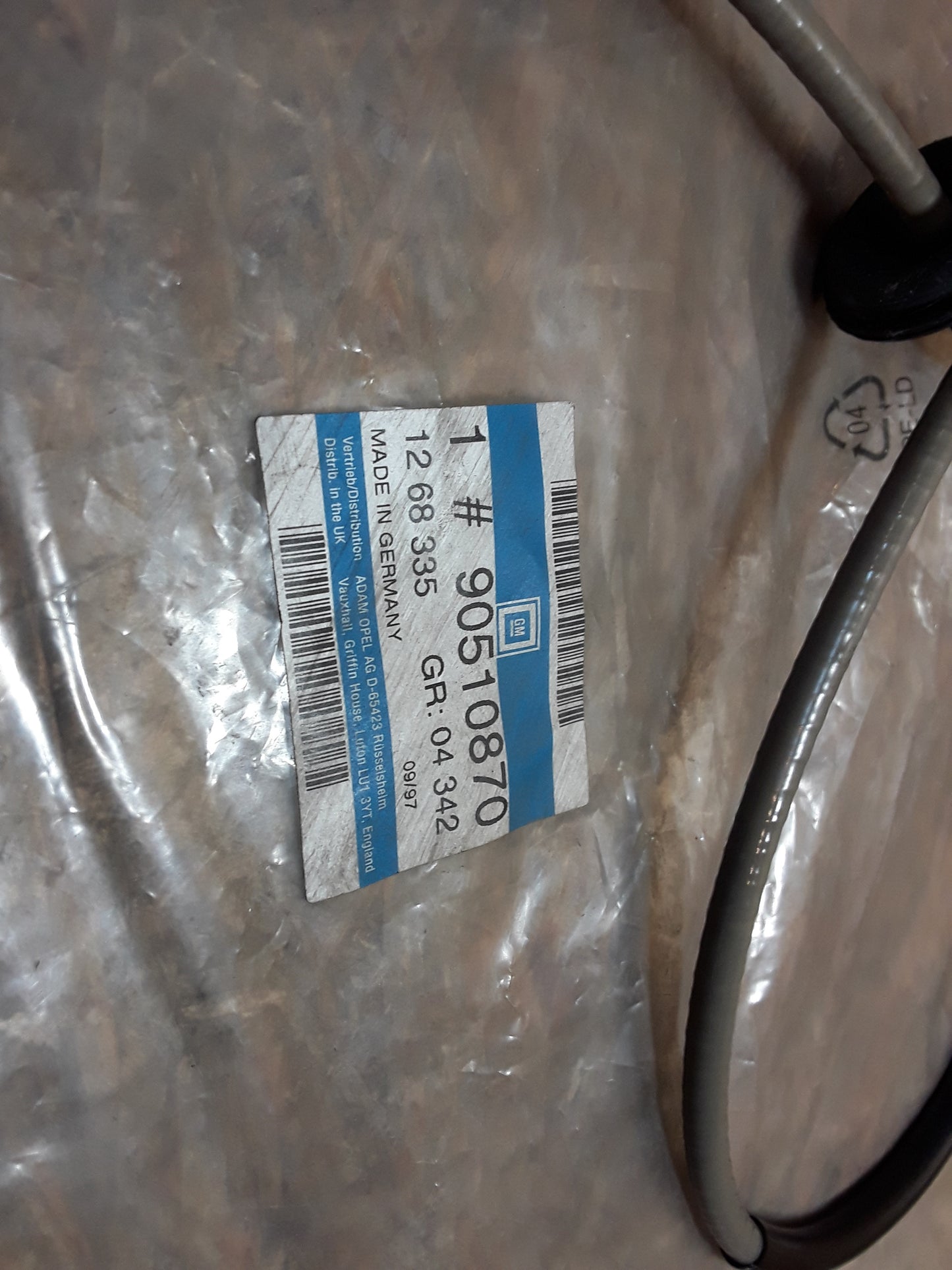 Astra F  Cabrio/ Caravan/ Van/ CC Astra A CC Calibra A Tachowelle original GM Opel NEU