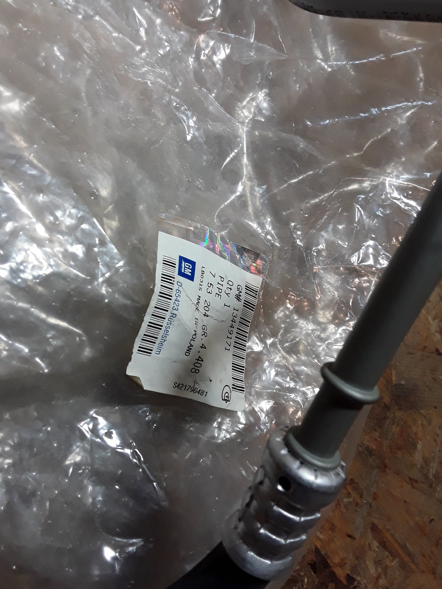 Astra J Zafira C Rohr an Ölkühler original GM Opel NEU