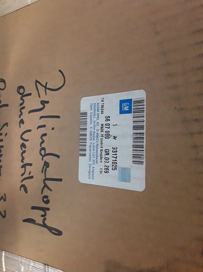 Signum 3,2l Zylinderkopf ohne Ventile für Zylinder 2,4,6 original GM Opel NEU