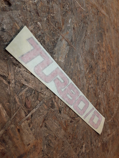 Isuzu Trooper Schriftzug hinten "Turbo D" original GM Opel NEU