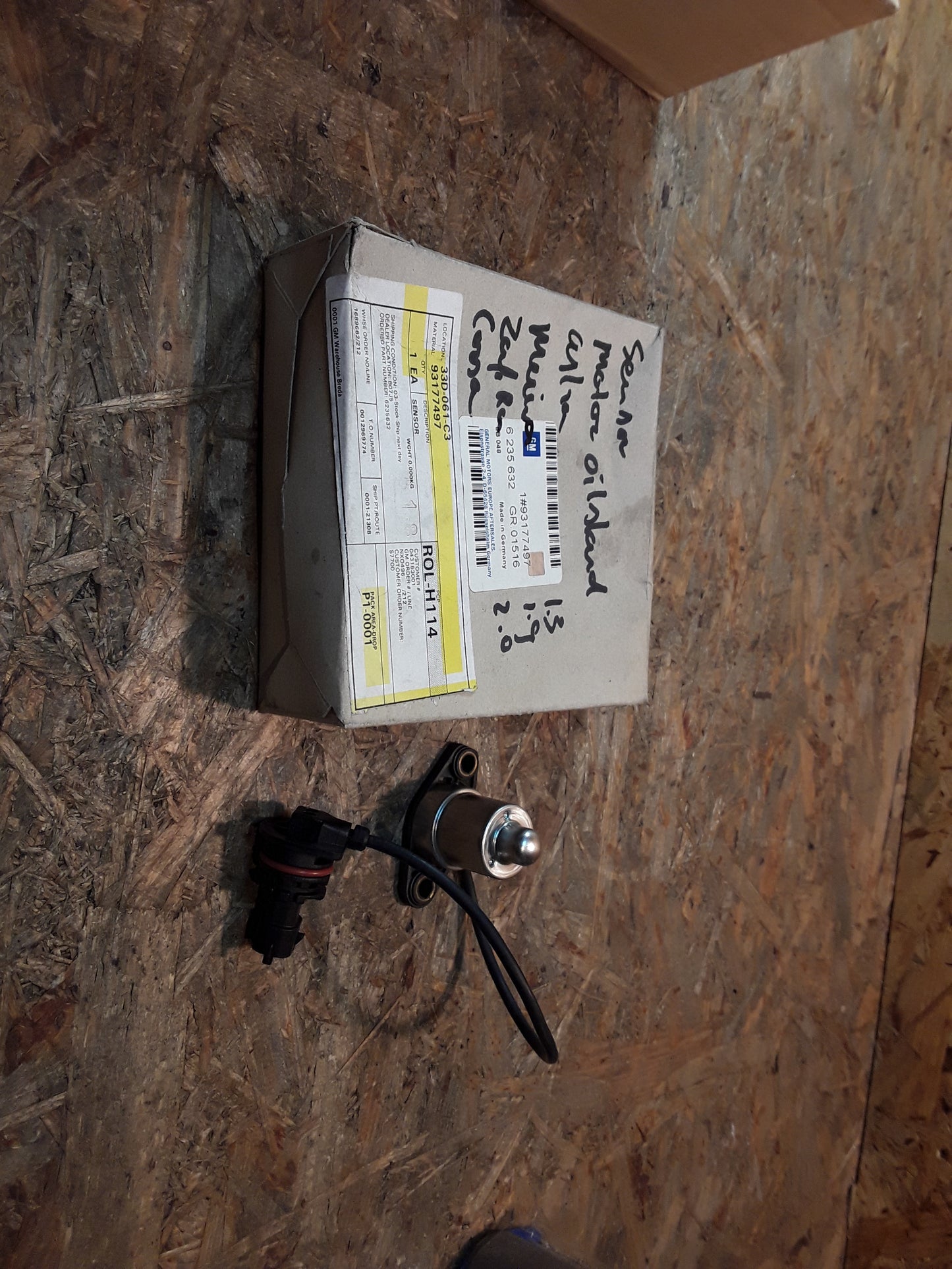 Meriva Zafira Corsa Astra Sensor Motorölstand original GM Opel NEU