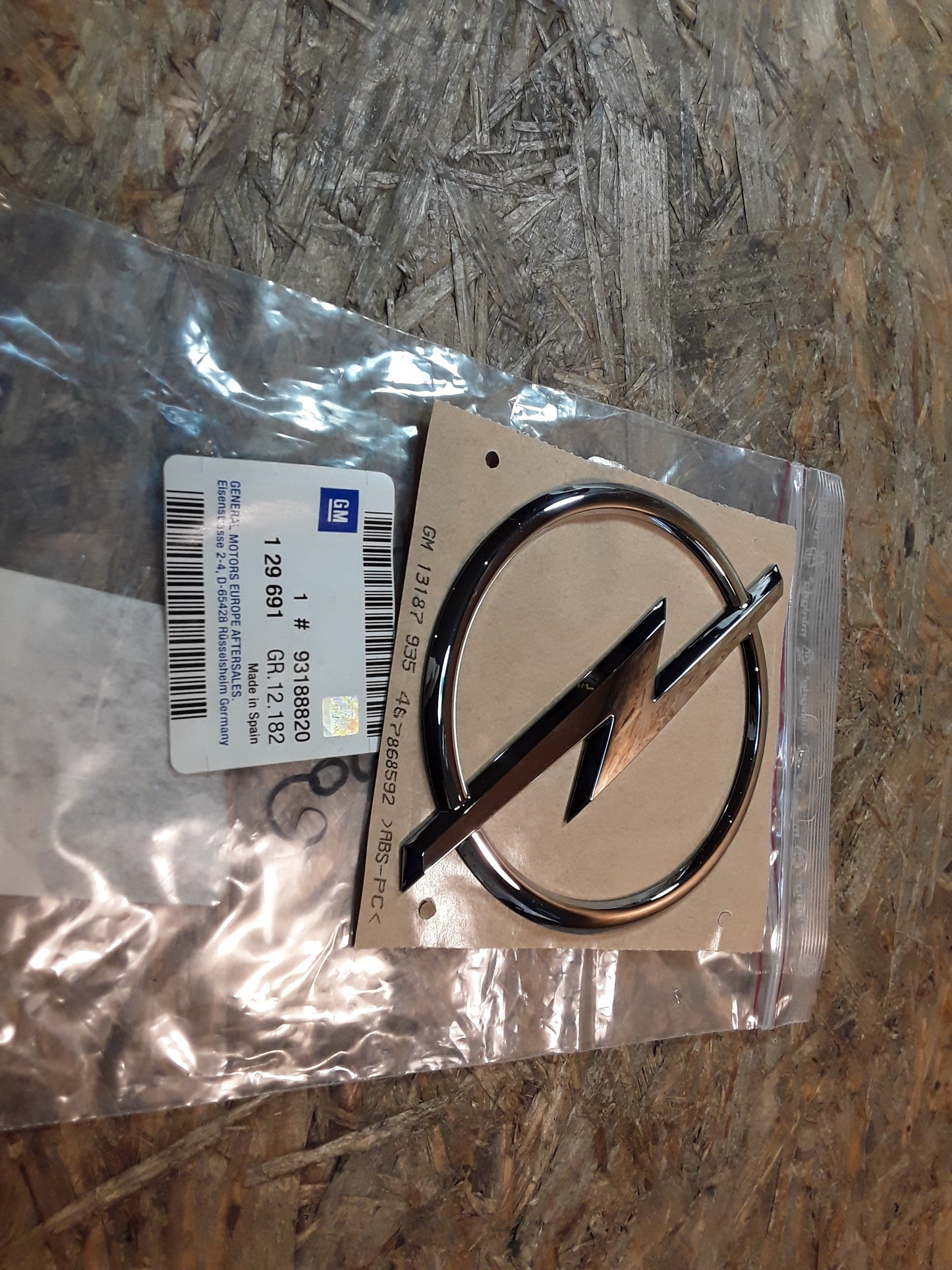 Corsa D Emblem an Heck original GM Opel NEU