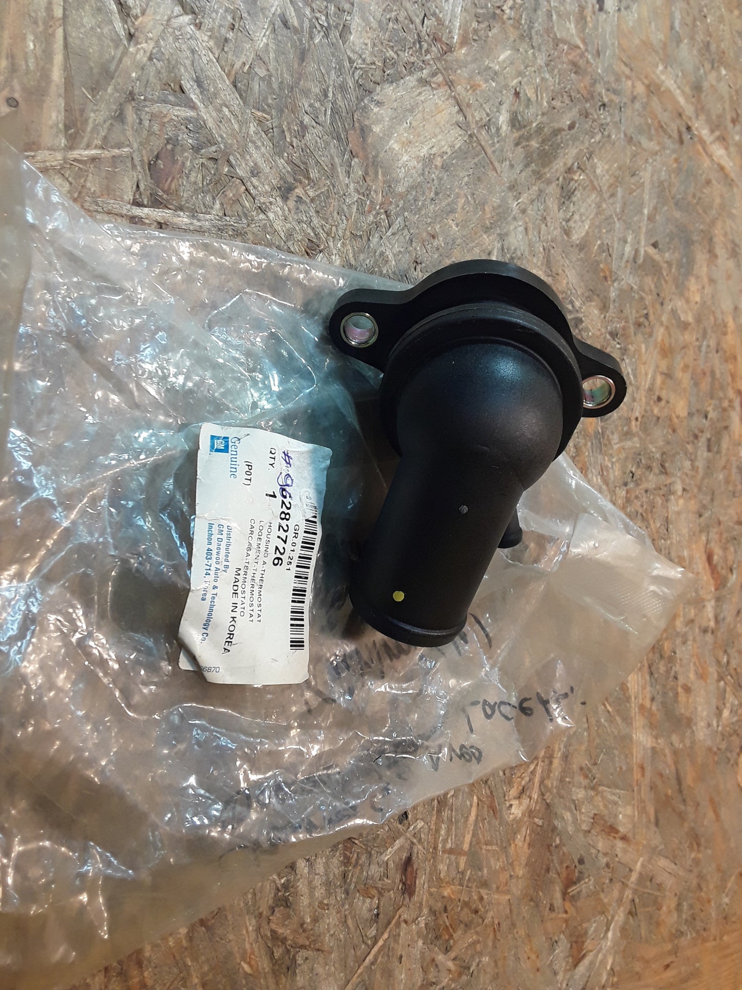 Chevrolet Aveo Daewoo Lacetti Thermostatgehäuse Kühlmittel original GM Opel NEU