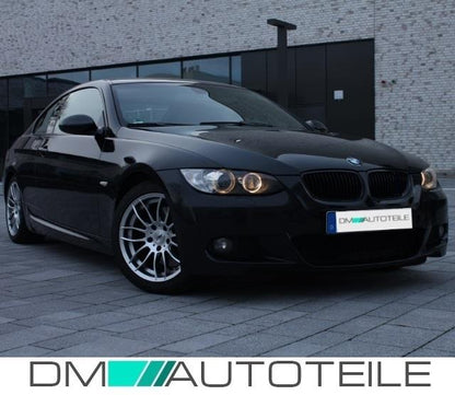 SET 2x Kühlergrill Sport-Performance Schwarz Glanz passend für BMW E92 E93+ M3 M