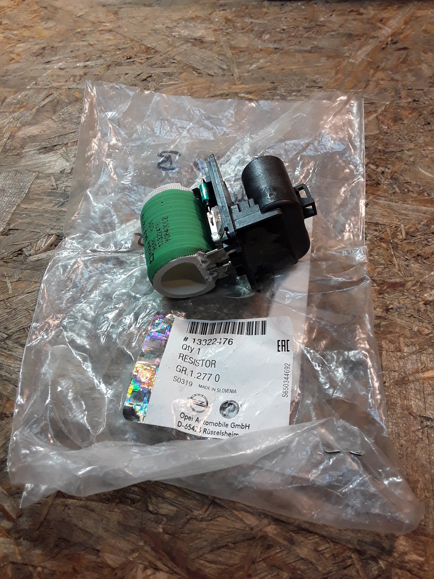 Meriva B Widerstand Gebläse Lüfter original GM Opel NEU