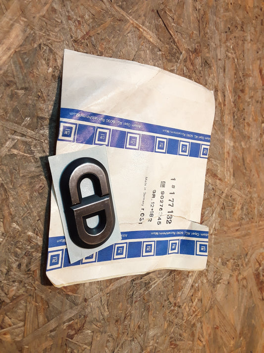 Omega A Emblem "CD" Chrom hinten original GM Opel NEU