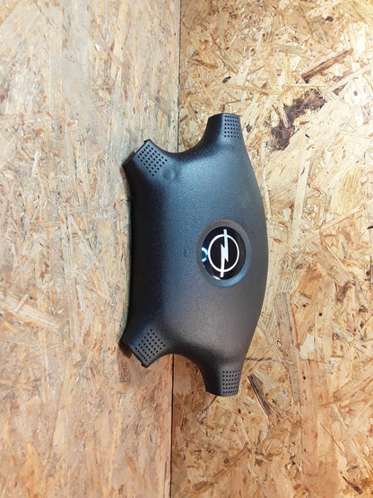 Omega A Signalknopf mit Signalhorn-Kontakt für Vierspeichenlenkrad original GM Opel NEU