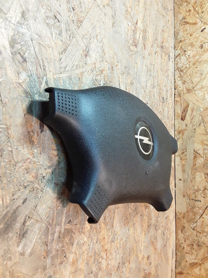 Omega A Signalknopf mit Signalhorn-Kontakt für Vierspeichenlenkrad original GM Opel NEU