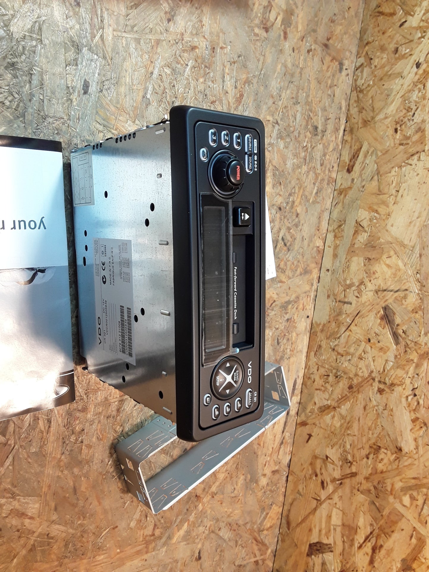 Movano A Radio- Kassette Spieler stereo (VDO CR321) original GM Opel NEU